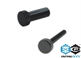 DimasTech® ThumbNuts Hollow M2,5 Thread & DimasTech® ThumbScrews M2,5x25mm Aluminium Black